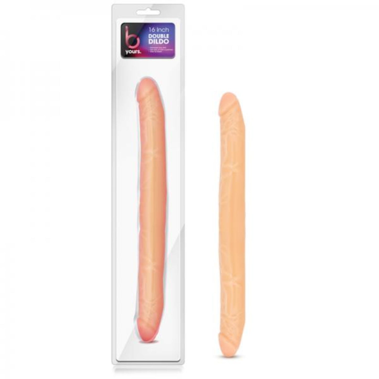 B Yours - 16 inch Double Dildo - Beige - Dildos - www.Coyha.com