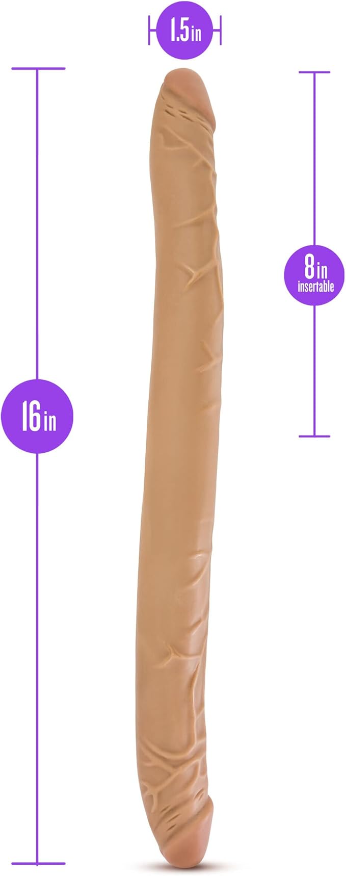 B Yours - 16 inch Double Dildo - Latin - Dildos - www.Coyha.com