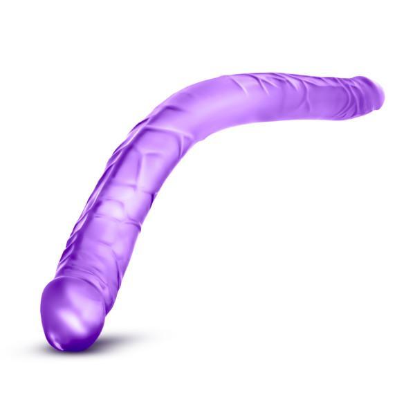 B Yours 16 inches Double Dildo Purple - Dildos - www.Coyha.com