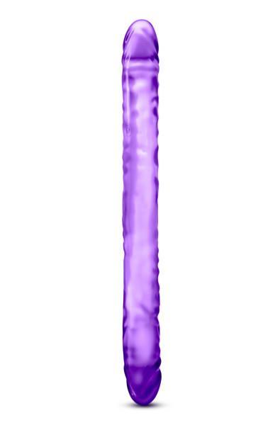 B Yours 18 inches Double Dildo Purple - Dildos - www.Coyha.com