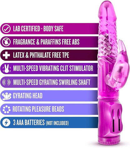 B Yours Beginner's Bunny Pink Rabbit Vibrator - Vibrators - www.Coyha.com