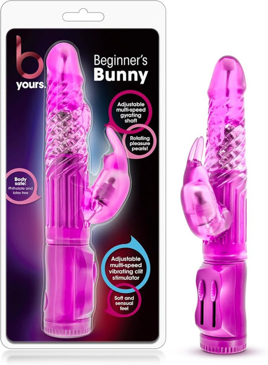 B Yours Beginner's Bunny Pink Rabbit Vibrator - Vibrators - www.Coyha.com