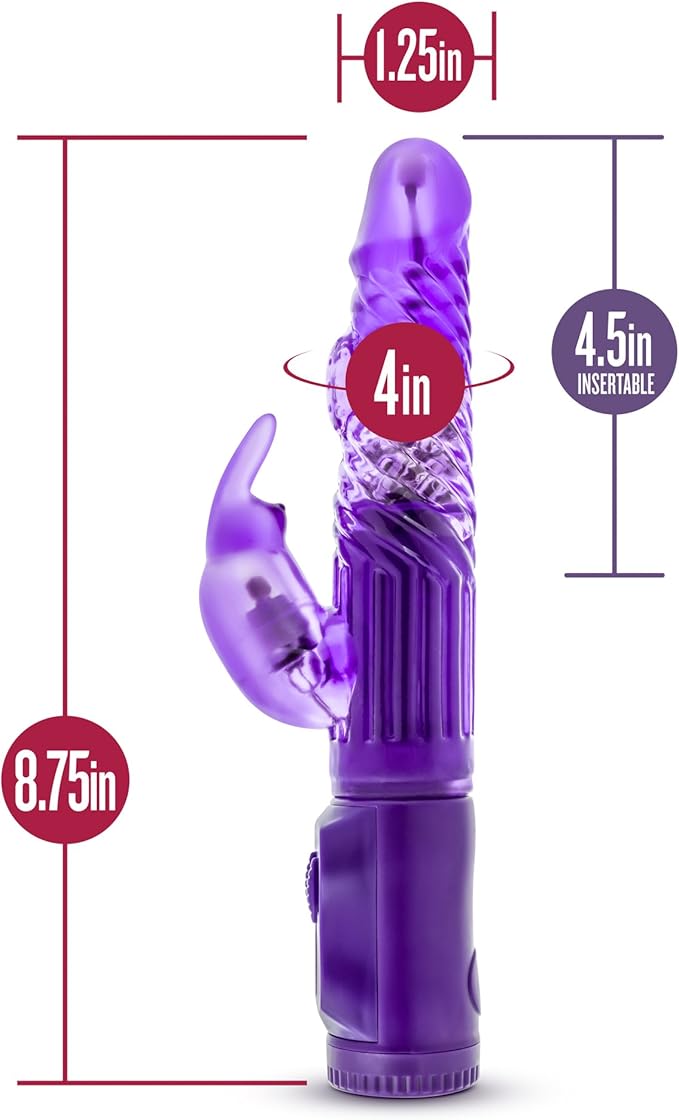 B Yours - Beginner's Bunny Rabbit Vibrator Purple - Vibrators - www.Coyha.com