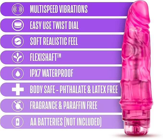 B Yours Cock Vibe 3 Pink Realistic Vibrating 7.75 Inch Dildo - Vibrators - www.Coyha.com