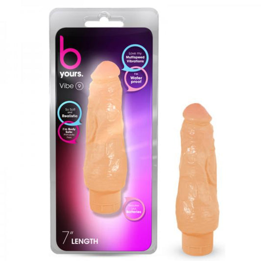 B Yours Cock Vibe #9 Beige 6 Inch Vibrator Vibrators - www.Coyha.com