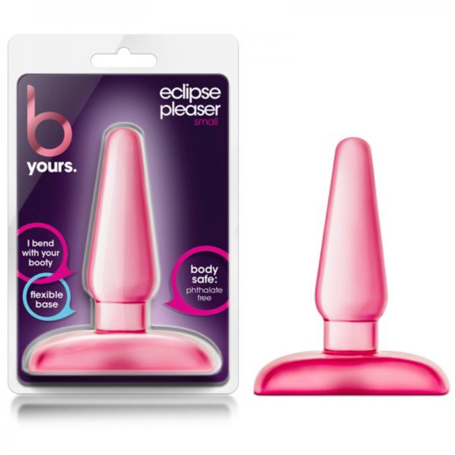 B Yours Eclipse Pleaser Small Anal Butt Plug Pink - Anal Toys - www.Coyha.com