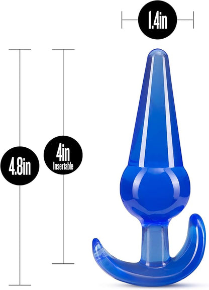 B Yours Large Anal Butt Plug Blue - Anal Toys - www.Coyha.com