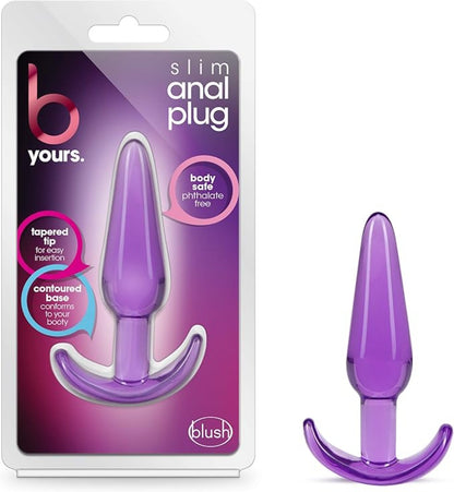 B Yours Slim Anal Butt Plug Purple - Anal Toys - www.Coyha.com