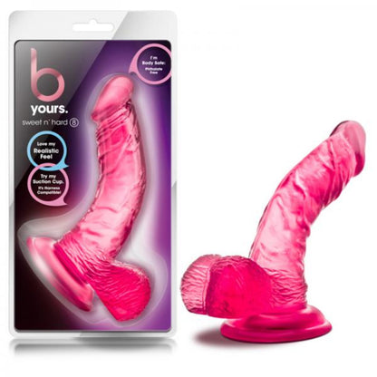 B Yours Sweet N Hard 6.5 Inch Dildo Pink - Dildos - www.Coyha.com