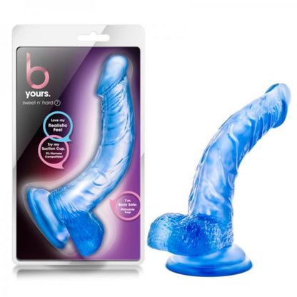 B Yours Sweet N Hard 8.5 Inch Dildo Blue - Dildos - www.Coyha.com