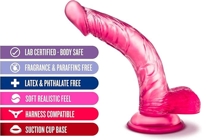 B Yours - Sweet N Hard 9 Inch Dildo Pink - Dildos - www.Coyha.com