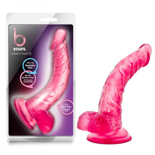 B Yours - Sweet N Hard 9 Inch Dildo Pink - Dildos - www.Coyha.com