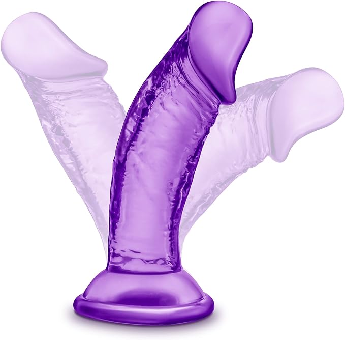 B Yours Sweet N' Small 4 Inch Dildo With Suction Cup - Purple - Dildos - www.Coyha.com