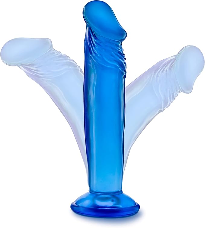 B Yours Sweet N' Small 6 Inch Dildo - Blue - Dildos - www.Coyha.com