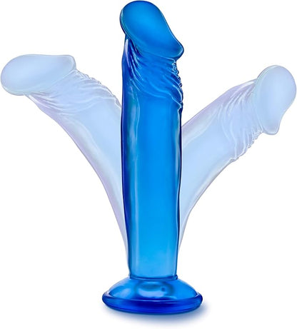 B Yours Sweet N' Small 6 Inch Dildo - Blue - Dildos - www.Coyha.com