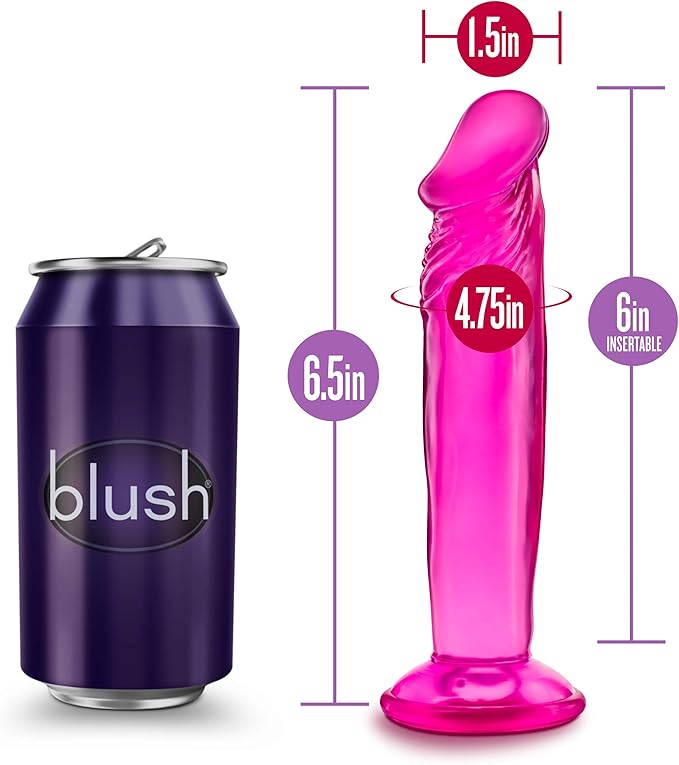 B Yours Sweet N' Small 6 Inch Dildo - Pink - Dildos - www.Coyha.com