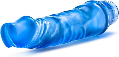 B Yours Vibe 6 Blue Realistic 9 Inch Vibrator - Vibrators - www.Coyha.com