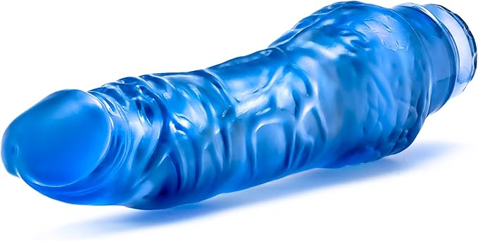 B Yours Vibe 7 Blue 8.5 inch Vibrator - Vibrators - www.Coyha.com