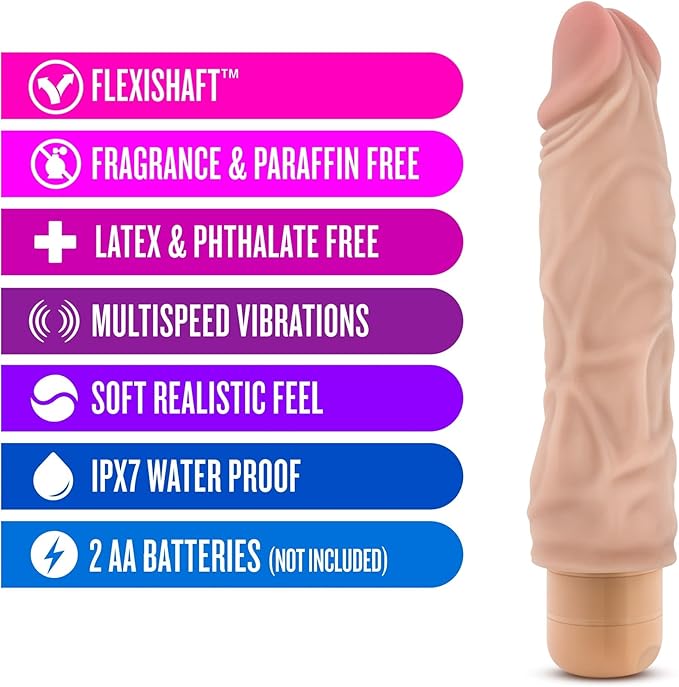 B Yours Vibe #10 8.5 Inch Vibrator Beige Vibrators - www.Coyha.com