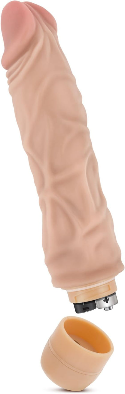 B Yours Vibe #10 8.5 Inch Vibrator Beige Vibrators - www.Coyha.com