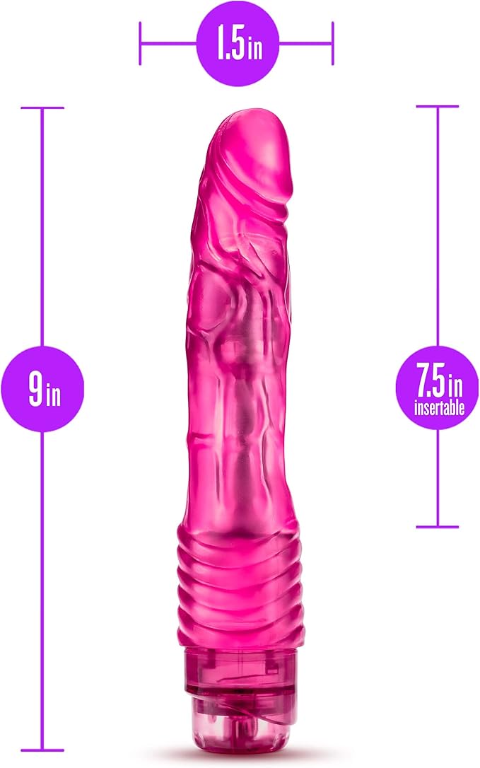 B Yours Vibe #2 9 Inch Vibrator Purple Vibrators - www.Coyha.com