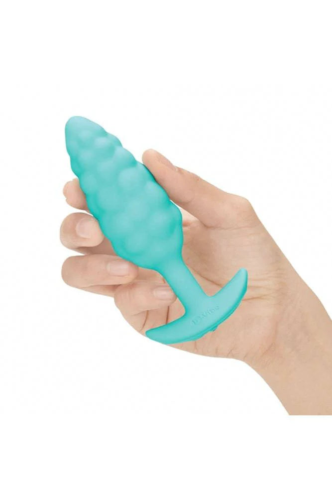 B-vibe Bump Texture Anal Butt Plug Mint - Anal Toys - www.Coyha.com