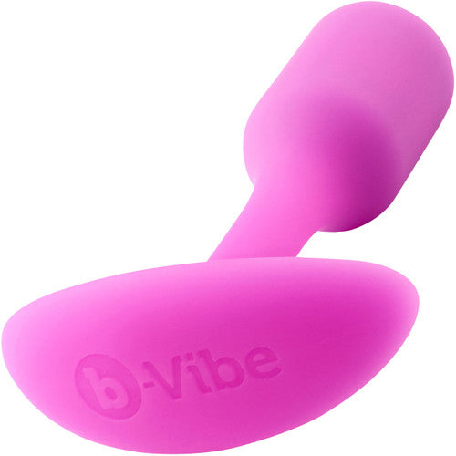 B-vibe Snug Plug 1 Weighted Anal Butt Plug Fuchsia - Anal Toys - www.Coyha.com