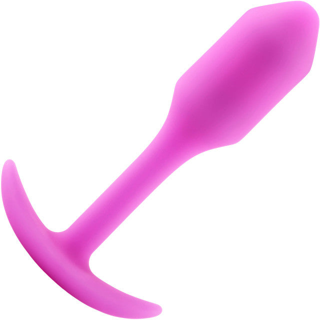 B-vibe Snug Plug 1 Weighted Anal Butt Plug Fuchsia - Anal Toys - www.Coyha.com