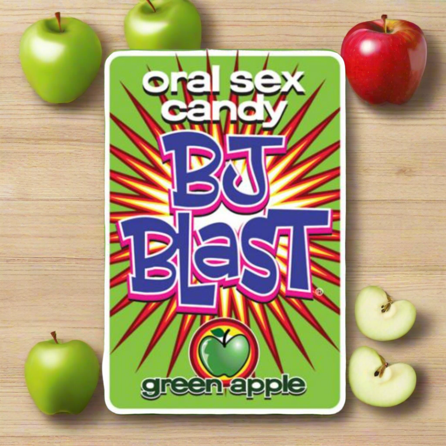 BJ Blast Oral Sex Candy Green Apple - Lubes & Lotions - www.Coyha.com