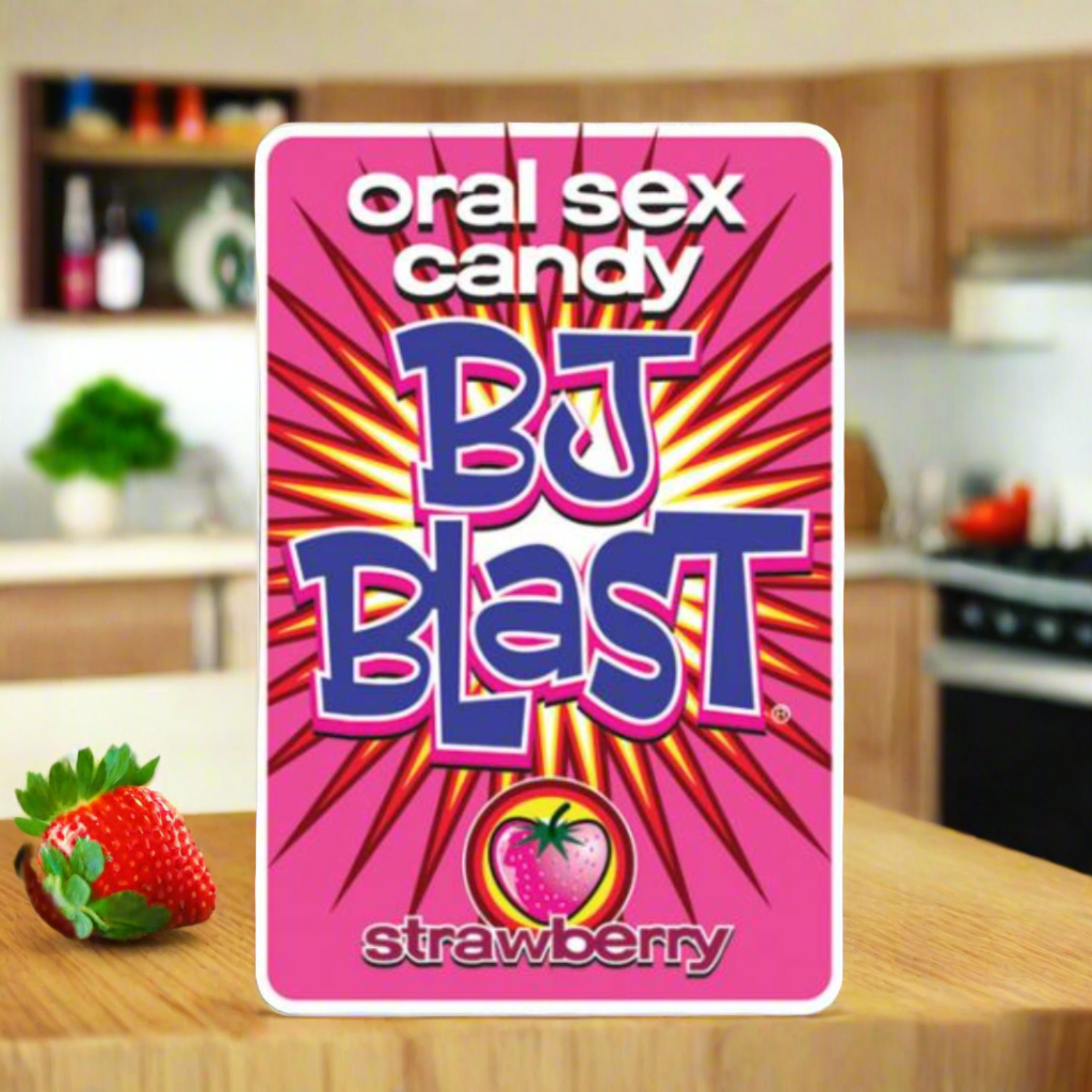 BJ Blast Oral Sex Candy Strawberry - Lubes & Lotions - www.Coyha.com