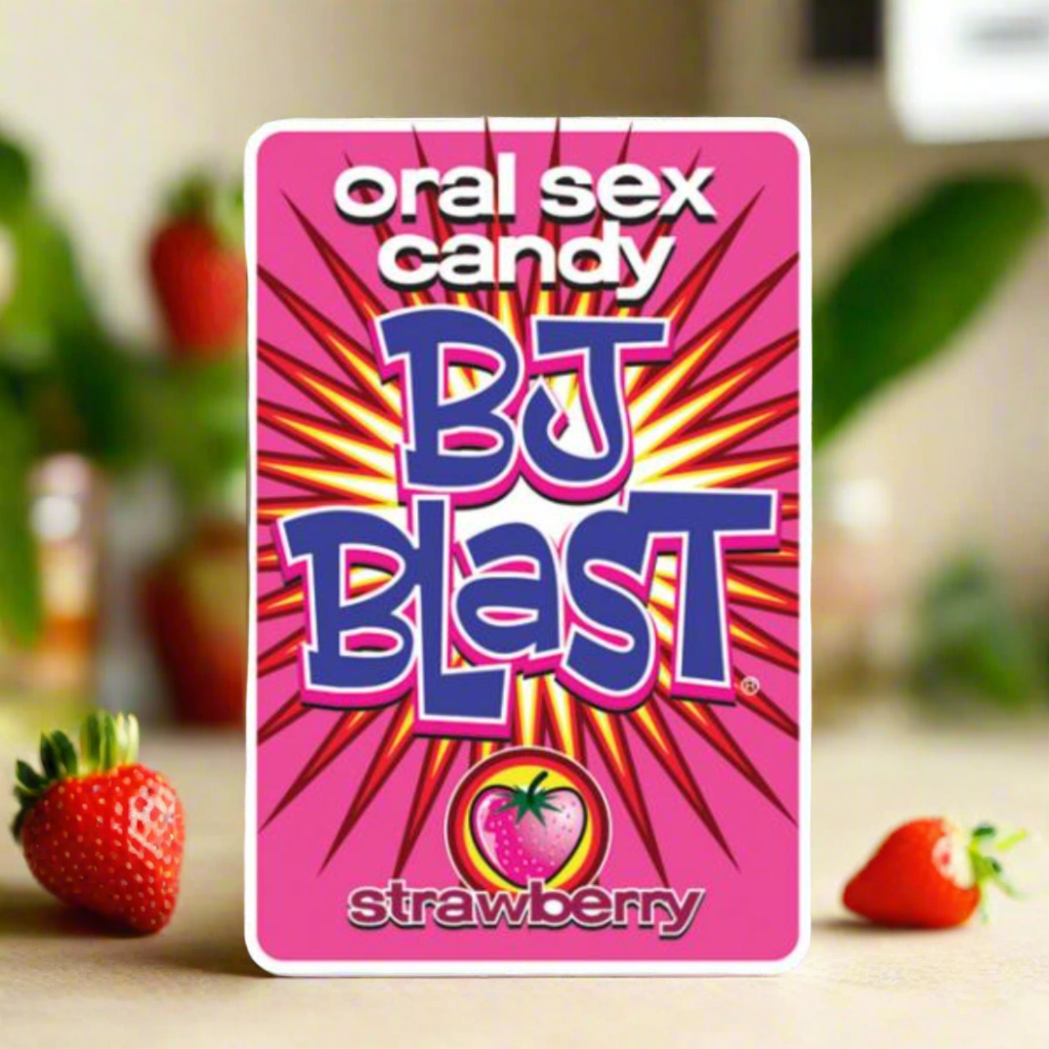 BJ Blast Oral Sex Candy Strawberry - Lubes & Lotions - www.Coyha.com