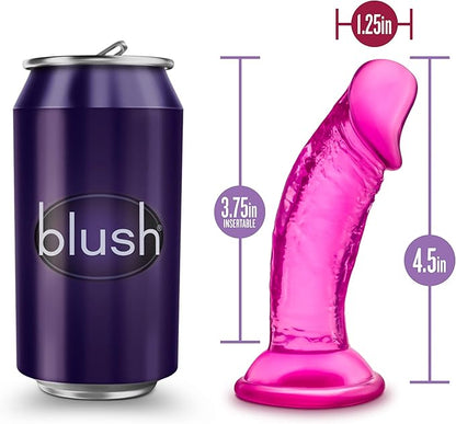 B Yours Sweet N' Small 4 Inch Dildo w/ Suction Cup - Pink - Dildos - www.Coyha.com