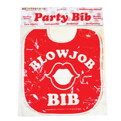 Bachelorette Party Favor Red Blow Job Bib - Extras - www.Coyha.com