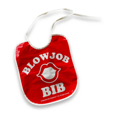 Bachelorette Party Favor Red Blow Job Bib - Extras - www.Coyha.com