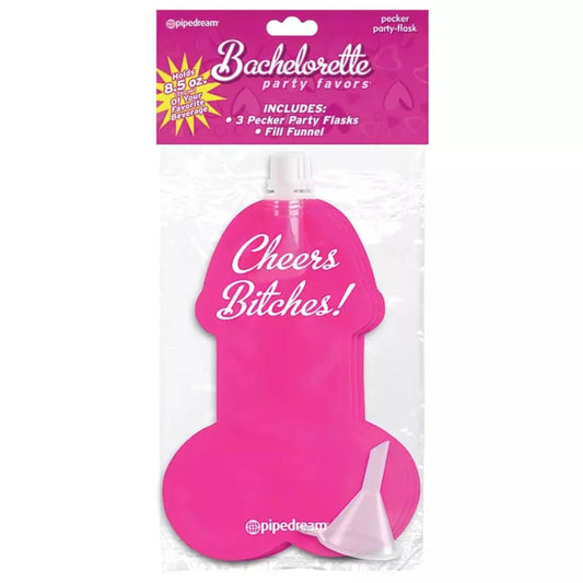 Bachelorette Party Favors Pecker Party Flasks Pack - Extras - www.Coyha.com