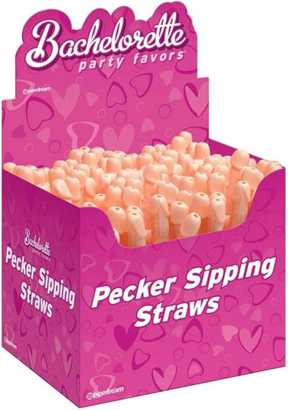 Bachelorette Party Favors Pecker Sipping Straws - Extras - www.Coyha.com