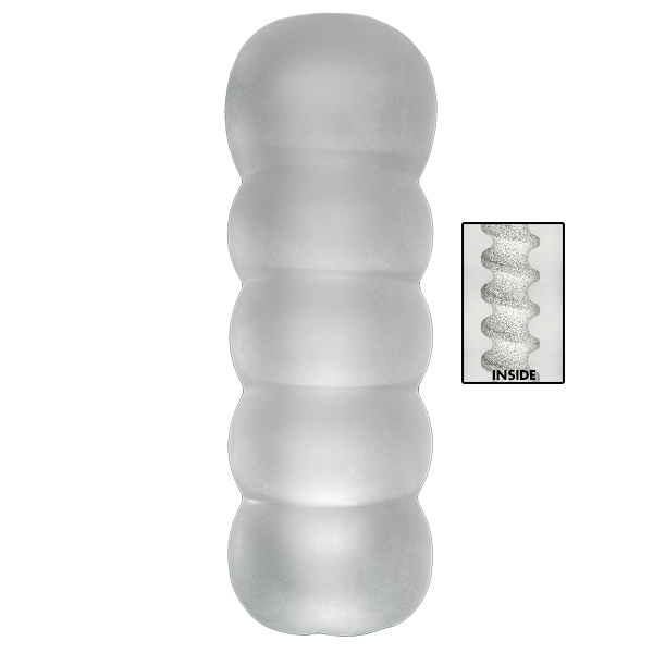 Balls Deep 9 inches Masturbator Stroker Ass Frost - Men's Toys - www.Coyha.com