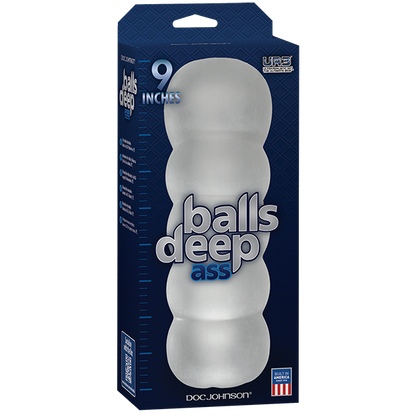 Balls Deep 9 inches Masturbator Stroker Ass Frost - Men's Toys - www.Coyha.com