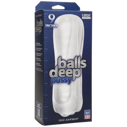 Balls Deep 9 inches Masturbator Stroker Pussy Frost - Men's Toys - www.Coyha.com