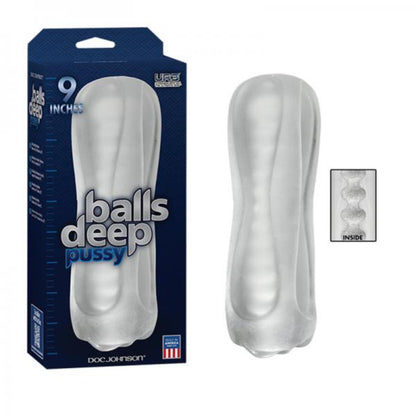 Balls Deep 9 inches Masturbator Stroker Pussy Frost - Men's Toys - www.Coyha.com