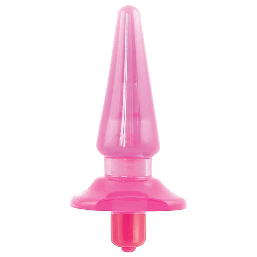 Basically Yours Sassy Pink Vibrating Anal Butt Plug - Anal Toys - www.Coyha.com