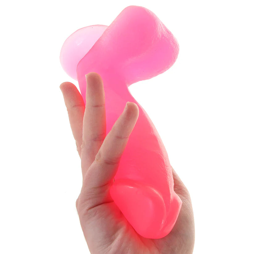 Basix Pink Rubber 6.5 inch Dildo With Suction Cup - Dildos - www.Coyha.com