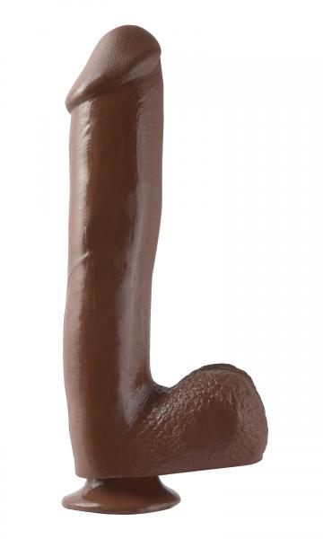 Basix Rubber Works 10 inches Dildo With Suction Cup in Brown - Dildos - www.Coyha.com