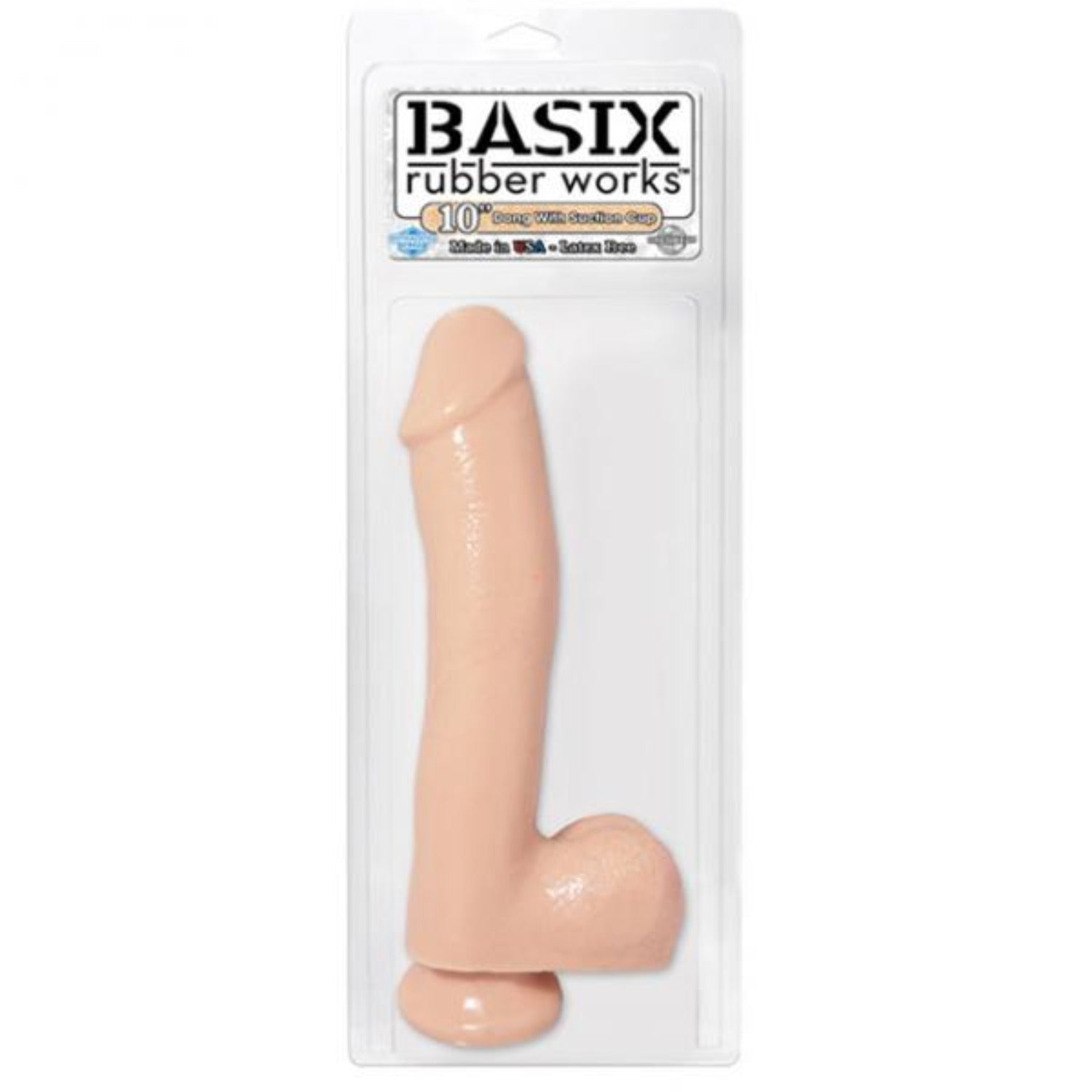 Basix Rubber Works Beige 10 inches Dildo Suction Cup - Dildos - www.Coyha.com