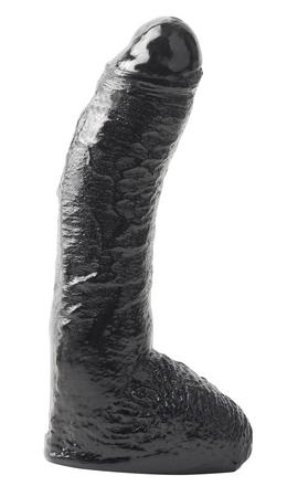 Basix Rubber Works Black Fat Boy 10 inch Dildo - Dildos - www.Coyha.com