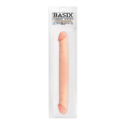 Basix Rubber Works Bring It On Beige 12 Inch Double Dildo - Dildos - www.Coyha.com