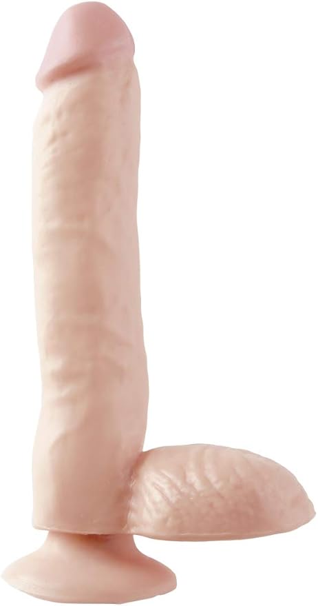 Basix Rubber Works Flesh 9 Inch Dildo With Suction Cup - Dildos - www.Coyha.com