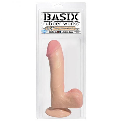 Basix Rubber Works That Will Do Beige 7.5 Inch Dildo - Dildos - www.Coyha.com