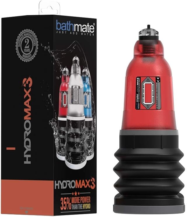 Bathmate Hydromax 3 Red Penis Pump - Men's Toys - www.Coyha.com