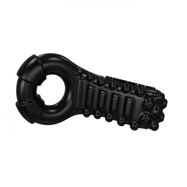 Bathmate Vibe Vibrating Cock Ring Tickle Black - Men's Toys - www.Coyha.com